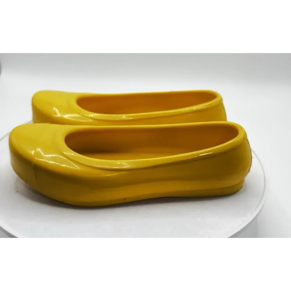 Korean Yellow Rubber Gomusin Shoes Slip On Unisex Toddler Size 150 (~US 9)